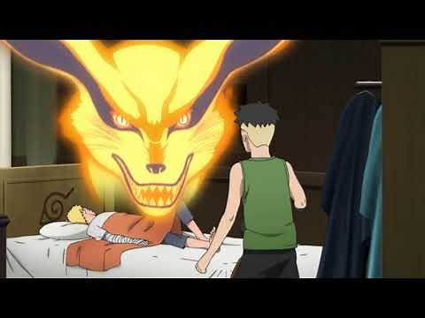 Kurama Tell Kawaki Naruto Past Naruto Teaches Kawaki to walk on Trees Sasuke Invade Kara Hideout