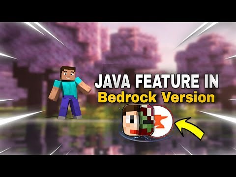 JAVA FEATURE Mod In Bedrock EDITION 🔥| YOU SEE NOW ♥️| FOR BEDROCK EDITION 💀☠️