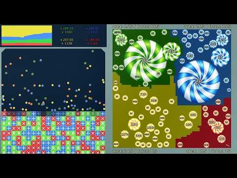 Relaxing Marble Race 🧠 Brick Breaker & Gravity War Simulation | Multiply, Add or Release Balls