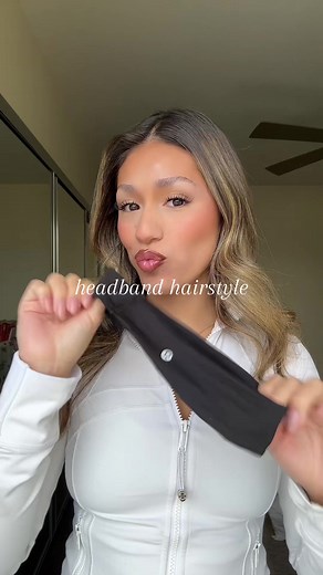 Easy Headband Hairstyle for Cold Weather