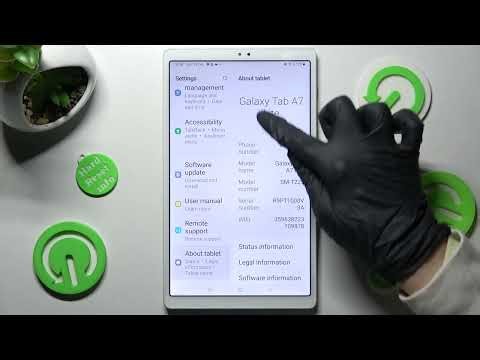 How to Change Name of Samsung Galaxy Tab A7 Lite - Set Up Device Name