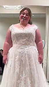 Finding my dream dress as a plus size bride 🥹👰‍♀️ #WeddingDressShopping #BodyPositivity #BridalStyle