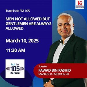 Tune In Live! 🎙️ Tune in today at 11:30 AM as our Head of Media & PR Fawad bin Rashid goes live on HOT FM 105. He will be sharing insights on the power of media in healthcare advocacy, the impact of storytelling in driving change, and how YOU can be a part of our mission to provide free, quality healthcare to those in need. Don’t miss this engaging conversation; your voice, your awareness, and your support can help save lives! Indus Hospital | FM105 | Radio | Media | PR | Ramzan | Healthcare | 