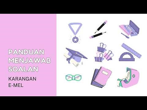 Panduan Menjawab Karangan Format E-mel, BM SPM