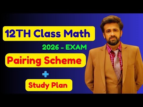 12th Class Math Pairing Scheme 2026 - 2nd Year Math 3 Months Plan - 2nd year math passing formula