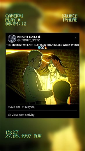 "Attack Titan killed Willy Tybur"🥶☠️ | Attack on Titan | SEMPERO - Super Slowed | #anime #shorts