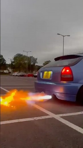 Honda Civic Shoots Flames with NKE Kit 🏆