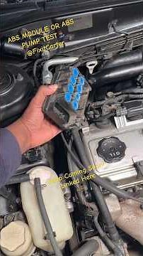 ABS PUMP OR MODULE TEST. SIMPLE BRAKE TEST. NO BRAKE FLUID INVOLVED😎 #mechanic #brakes #abs #evo