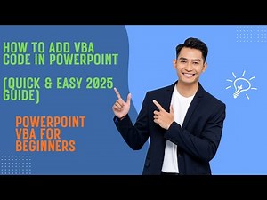 How to add vba code in powerpoint