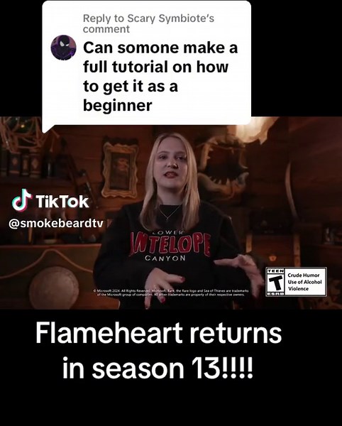 Replying to @Scary Symbiote defeat and board this new ship when it appears and take over to become the word event yourself!! Season 13 is wild!! #seaofthieves #flameheart #worldevent #fyp