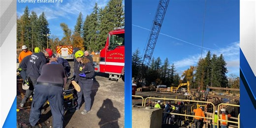 Construction worker hospitalized after rescue at Estacada jobsite