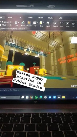 poppy playtime remake in Roblox studio