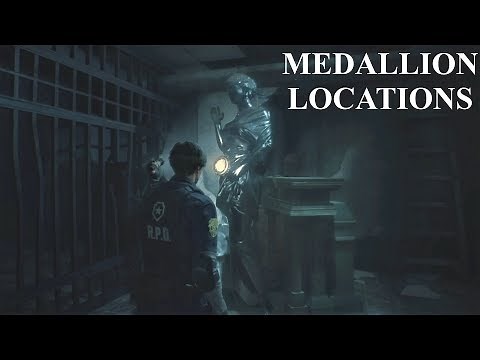 Resident Evil 2 Remake: The Goddess Statue - Medallion Locations