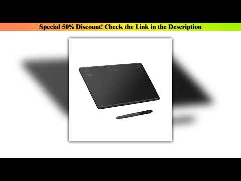 Review HUION HS64 Graphic Tablets 8192 Levels Drawing Pen Tablet with Battery-Free Stylus Press Key