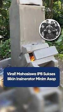 Mahasiswa KKN ini buat insinerator minim asap😮❤️❤️