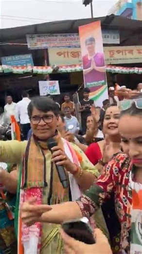 Mira Barthakur Road show Kori ase Bahut manuh Aibar congress sorkar nissit#short #foryou
