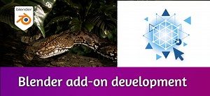 Video series: Blender add-on development