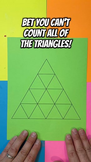 10K views · 15 reactions | Count the triangles #reels #puzzle | Café Moucha | Facebook