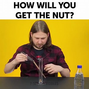 1.8M views · 1.5K reactions | How Will You Get The Nut? | 7-Second Riddles | Facebook