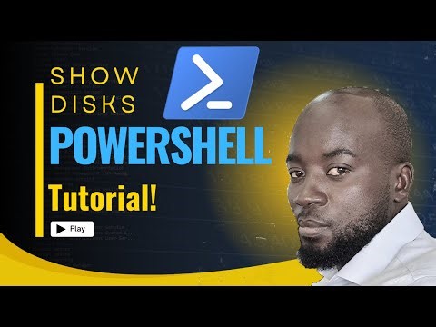 Windows PowerShell Tutorial - How to Show disks Using a Powershell Command?