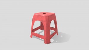 Plastic stool - Download Free 3D model by Akoa (@akoa12pm)