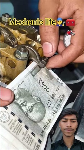 Valve Clearance Motorcycle Engine#motorcycle #automobile #valve #shorts#viralvideo #mechanic 👨‍🔧🧰