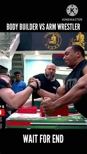 Body Builder vs Arm Wrestler 🥶👿 #edit #armwrestling #motivation #viral #shorts