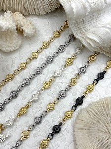 Textured Cable Chain, by the Foot. Link Size 8.5mm, 5 Styles, Cast Zinc Alloy Chain Choose From Drop Down Menu Fast Ship - Etsy