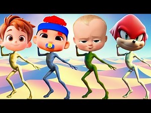 Dancing Green Alien Compilation 2025 – Funniest & Most Colorful Alien Dance Ever! #coffindancesong