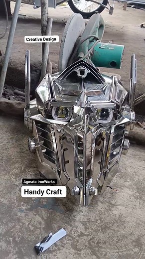 Creative Design Handy craft Optimus Prime transformers | Mel Agmata