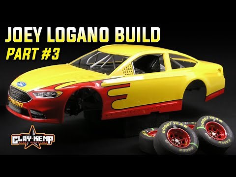 NASCAR MODEL TIPS //Building Joey Logano #22 Pennzoil Ford Fusion in 1/24 scale. Part #3
