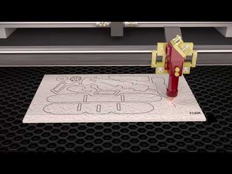 What materials can a CO2 laser cutter cut or engrave BRM lasers