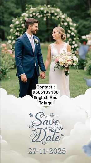 ✝️ Beautiful Christian Wedding Invitation Video