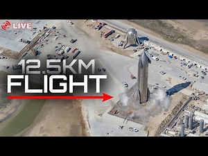 SpaceX Starship SN8 Flight | LIVE [ABORT]