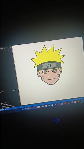 naruto in python 😶‍🌫️#python #naruto #anime #coding #turtle #animeedit #java #genz #japan