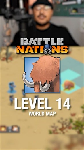 Let's BEAT the LEVEL 14 MAMMOTHS in Battle Nations