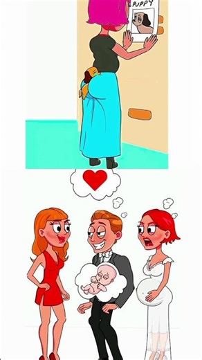 Find⁉️ the lost puppy🐶🐶how he pregnant 😂⁉️#impossibledate #gameplay #shorts #mytom2 #gaming