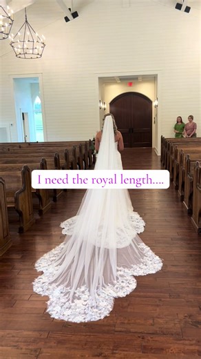 Choosing the Perfect Royal Length Wedding Veil