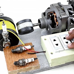 2.3K views · 14 reactions | Free Electricity 16000W powerful transformer Magnet Copper Coil 220v generator Science Experiments. | Innovate Now | Facebook