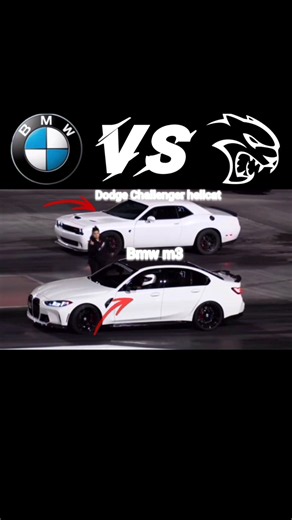 bmw vs Dodge drag race who will win? #shorts #bmw #explore #viral #short #trending @BMW