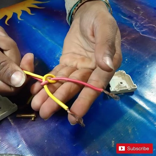 How to wire connect 2 pin plug | plug wire connection | proper wire joint to plug