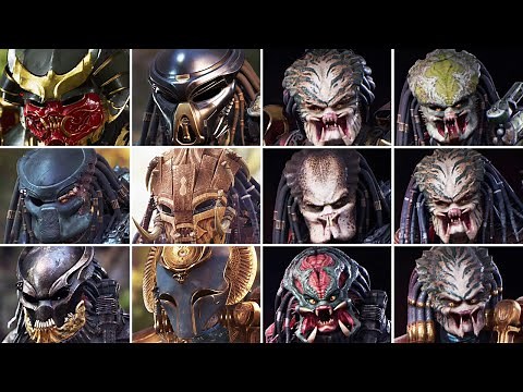 ALL PREDATORS & MASKS - Predator: Hunting Grounds