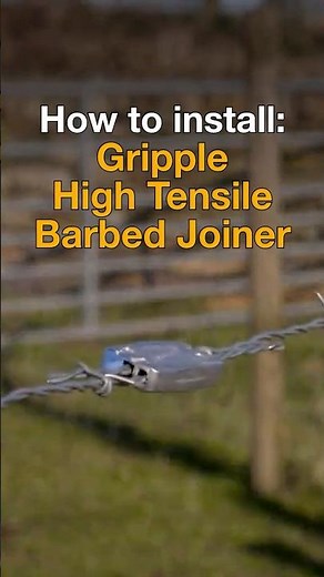 How to install: Gripple High Tensile Barbed Wire Joiner