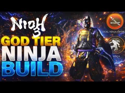 Best God Tier Ninjutsu Build in Nioh 3 – Infinite Damage Ninja Guide