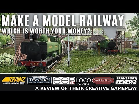 Creative Train Games. Which should you buy? Trainz, Train Sim, EEP 16, Loco, DRS, Transport Fever 2