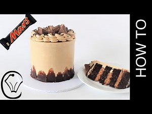 Scratch Chocolate Cake Mars Bar Condensed Milk Buttercream Chocolate Pudding Filling