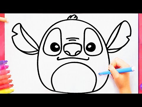how to draw a squishmallow stitch