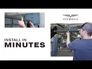 How to Install Quickslide Handrail - Viewrail Cable Railing Install (Part 3)