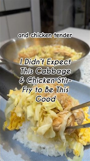 Hungry Dirt Diary: I Didn’t Expect This Cabbage & Chicken Stir-Fry to Be This Good #recipe#cooking