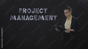 Project manager. A Business Presentation focused on Project Management strategies and best practices
